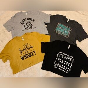 New western graphic tee bundle deal women’s size large